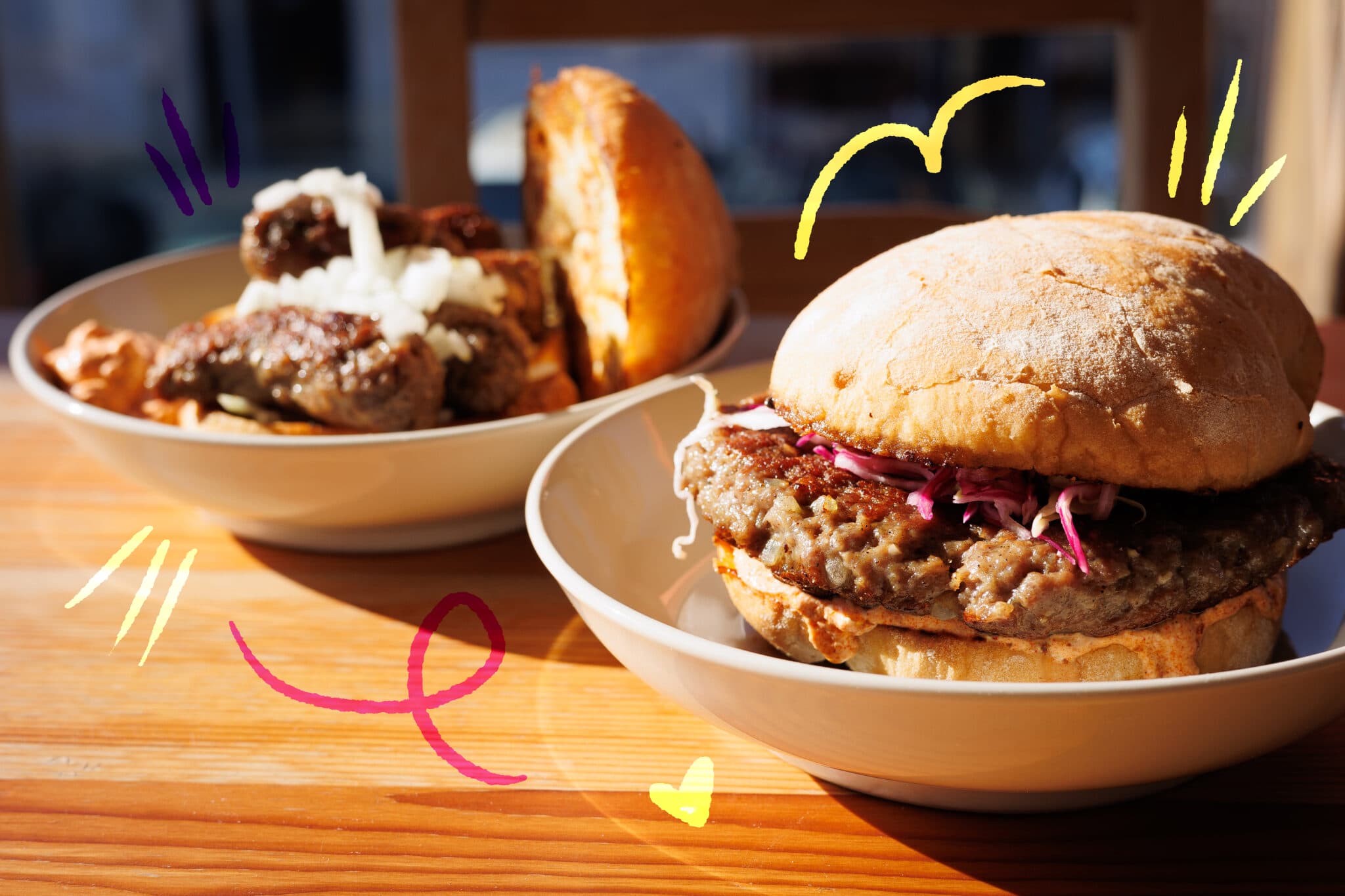The best burger in Setubal, juicy and delicious!